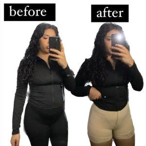 Faja Colombianas Women's Girdle Stretchy Mesh Shapewear High Waist Slim Belly